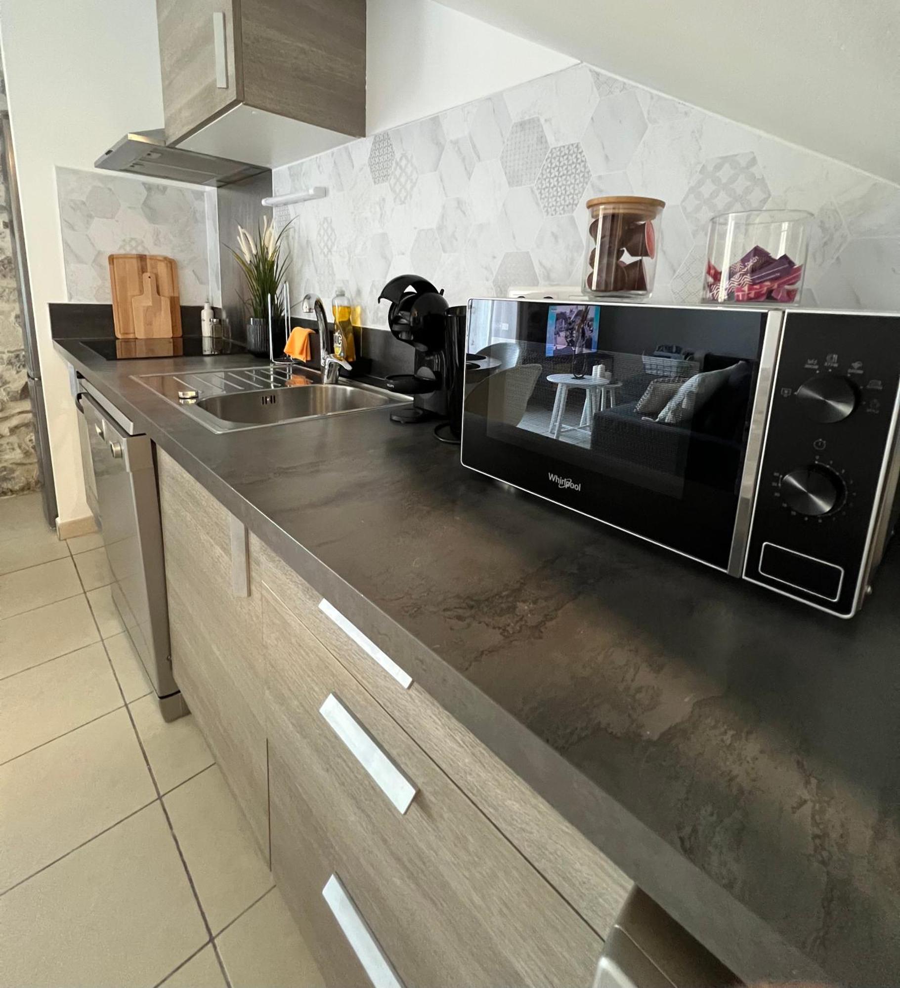 La Bastide Saint Pierre T2 - Jardin Apartment รอกเกอบรูน-ซูร์-อาร์ฌ็องส์ ภายนอก รูปภาพ